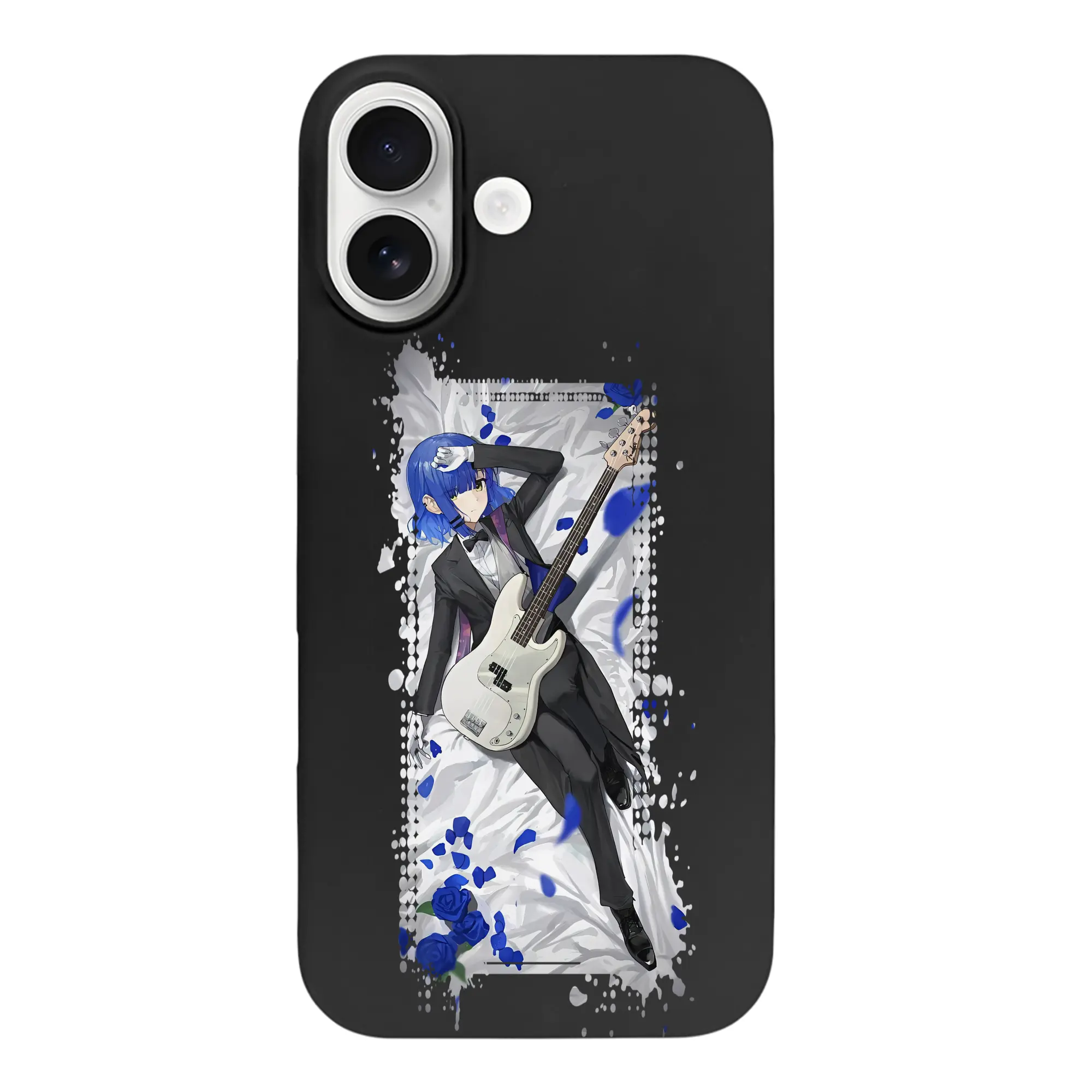 ぼっちざろっく！ グッズ,山田リョウ - iPhone 17 シリーズ シリコンケース 薄型 耐衝撃 指紋防止 ソフトタッチカバー 精密フィット 傷防止 保護ケース iPhone 17/17 Air/17 Pro/17 Pro Max 対応